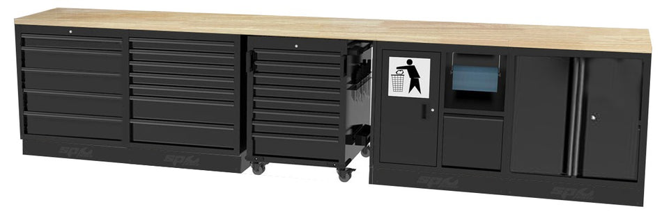USA WORKSHOP SERIES 8 DELIG LAAG MET HOUTEN WERKBLAD