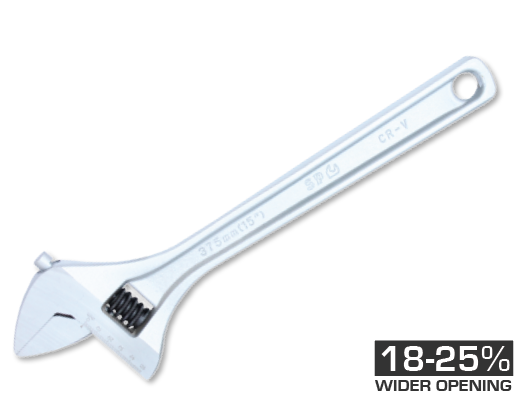 VERSTELBARE MOERSLEUTEL PREMIUM 600MM CHROOM