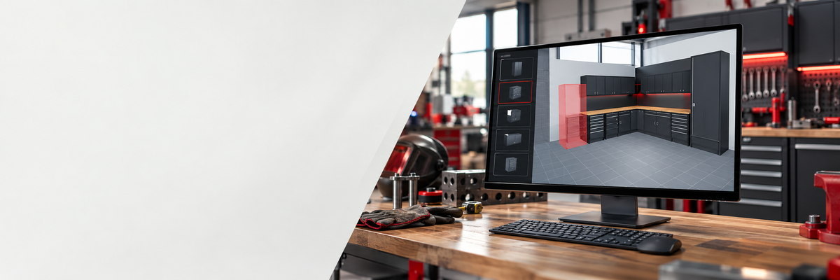 Ontwerp een Weldingshop werkplaats in de 3D configurator