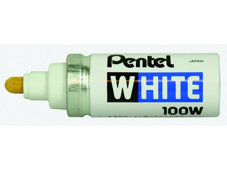 Pentel White 100W merkstift, ds a 12 st - Weldingshop