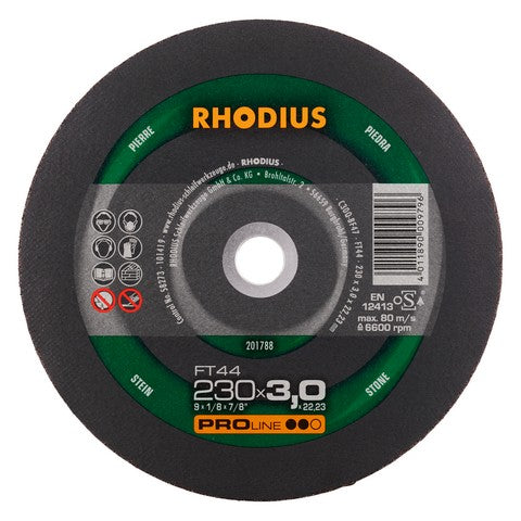 Rhodius FT44 Doorslijpschijf conventioneel - Weldingshop