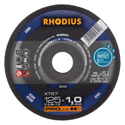 Rhodius XT67 Doorslijpschijf extra dun - Weldingshop