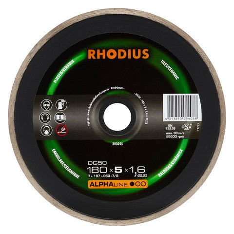 Rhodius DG50 Diamantdoorslijpschijf - Weldingshop