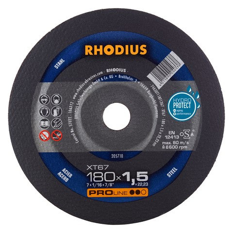 Rhodius XT67 Doorslijpschijf extra dun - Weldingshop
