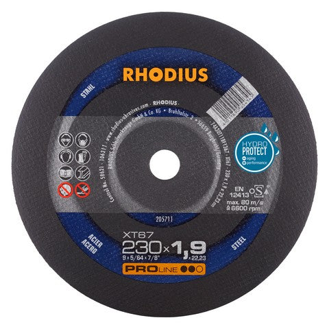 Rhodius XT67 Doorslijpschijf extra dun - Weldingshop