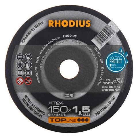 Rhodius XT24 Doorslijpschijf extra dun - Weldingshop