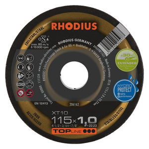 Rhodius XT10 - XTK10 doorslijpschijf - Weldingshop