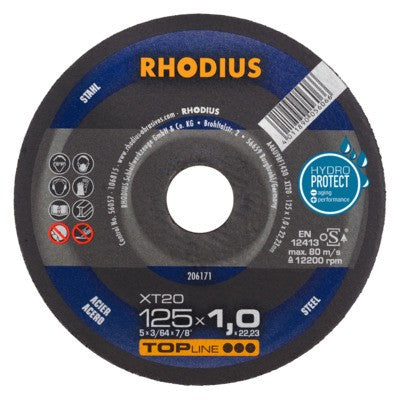 Rhodius XT20 Doorslijpschijf extra dun - Weldingshop