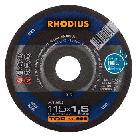 Rhodius XT20 Doorslijpschijf extra dun - Weldingshop
