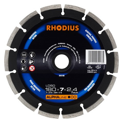 Rhodius LD50 Diamantdoorslijpschijf - Weldingshop