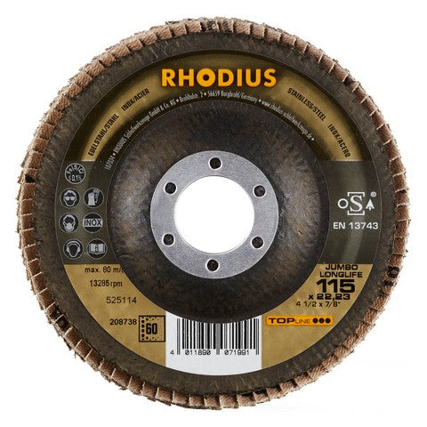 Rhodius Jumbo Longlife Lamellenslijpschijf - Weldingshop