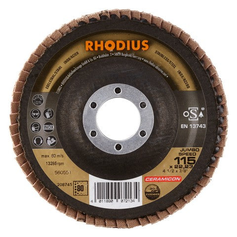 Rhodius Jumbo Speed Extended Lamellenslijpschijf - Weldingshop