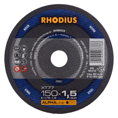 Rhodius XT77 Doorslijpschijf extra dun - Weldingshop