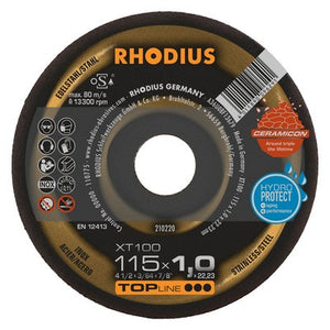 Rhodius XT100 Doorslijpschijf - Weldingshop