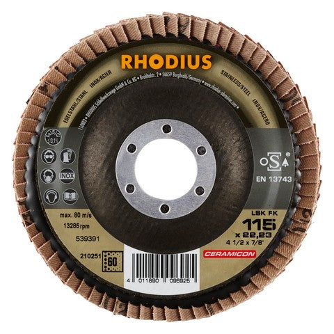 Rhodius LSK FK Lamellenslijpschijf - Weldingshop