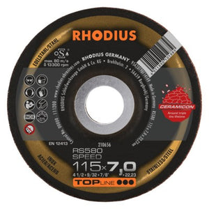 Rhodius RS580 Speed Grinding Disc - Weldingshop