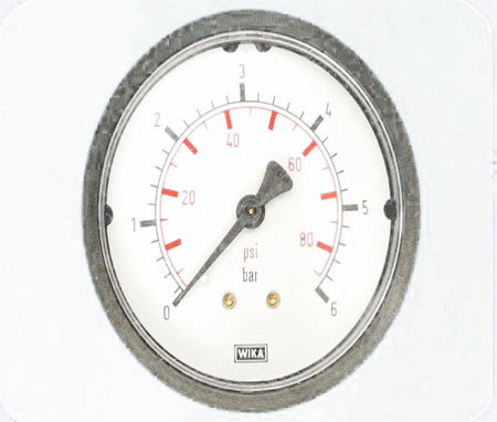 Manometer blank 0-6 bar ø63mm - Weldingshop