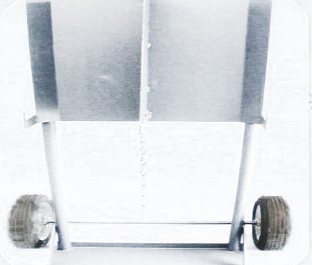 Cilinderwagen - flessenwagen 2 x 50 liter rubber wielen - Weldingshop