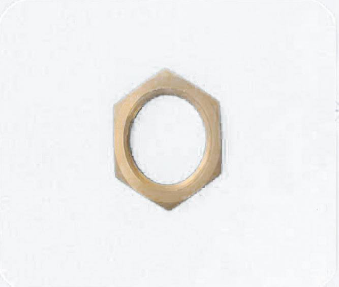 Contramoer 3/8r messing - Weldingshop