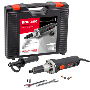 EDG.600 CASE EU2 - Elektrische slijpmachine set, 220 V, 600 W, 27000 RPM. - Weldingshop