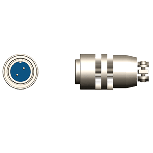 Jasic TIG toorts WP17 lengte 4 meter 2 polige kleine stekker - Weldingshop