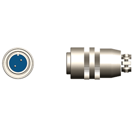 Jasic TIG toorts WP17 lengte 4 meter 2 polige kleine stekker - Weldingshop