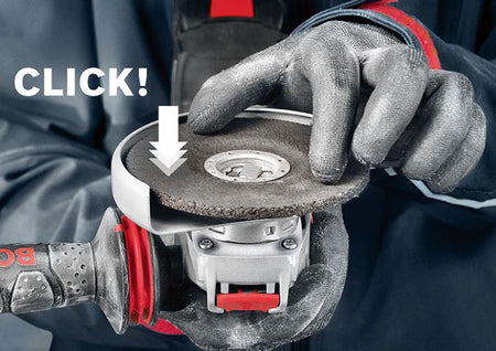 Bosch blauw haakse slijper GWX 17-125 S inclusief 100 X-LOCK doorslijpschijven - Weldingshop