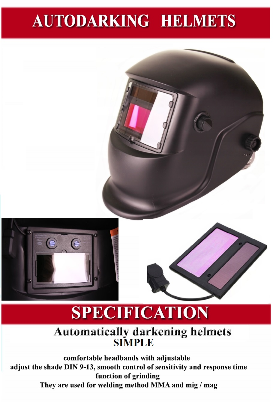 Lashelm automatisch dimmend B keuze kap. - Weldingshop