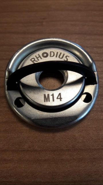 Rhodius XT38 doorslijpschijf extra dun 125x 1.0 mm 50 stuks met gratis snelspanmoer !!!! - Weldingshop