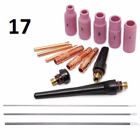 TIG slijtdelen startset. - Weldingshop