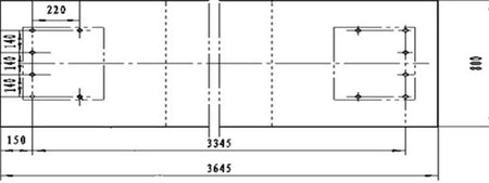 Twee koloms hefbrug 4000kg 400V Premium - Weldingshop