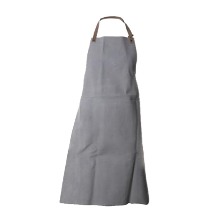 Lasschort grijs splitleder 90x70cm - Weldingshop
